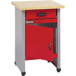Clarke CWB57 570mm Workbench With Drawer And Lockable Cupboard