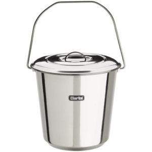 Clarke CHT849 16ltr Stainless Steel Bucket With Lid