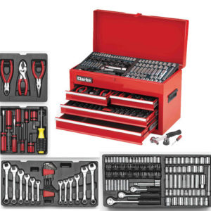 Clarke CHT864 - 235pc AF/Metric Tool Set In Chest