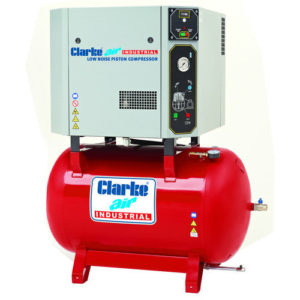 Clarke SSE46C270 10hp 270 Litre Low Noise Reciprocating Air Compressor