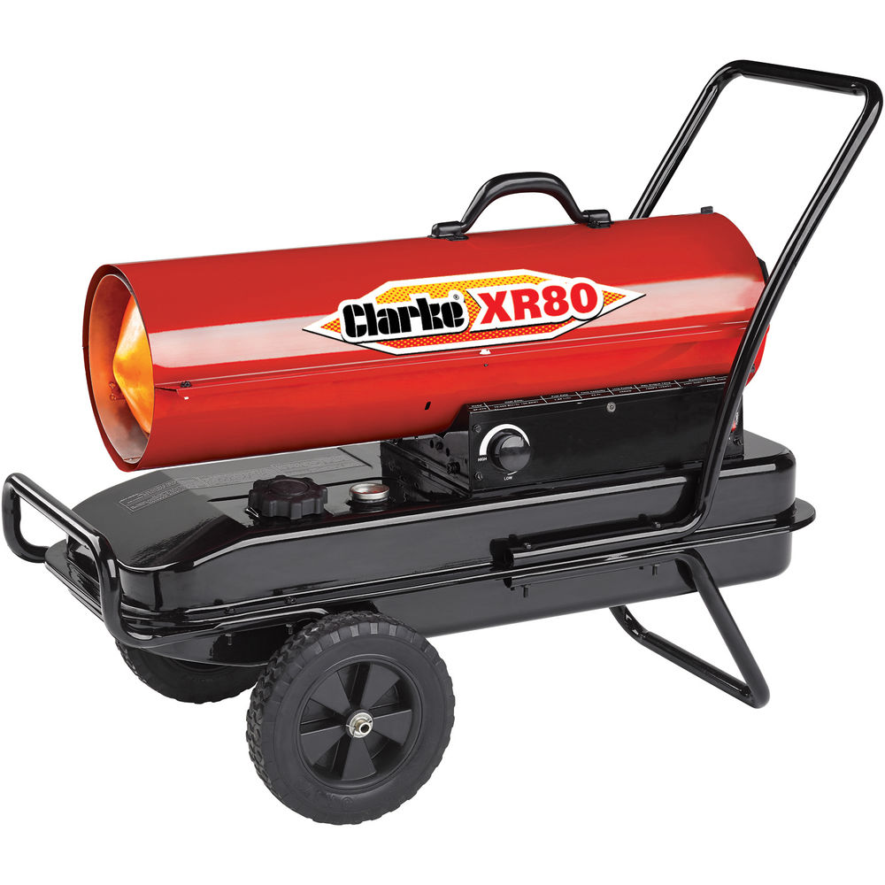 Clarke XR80 20.5kW Paraffin/Diesel Industrial Space Heater Clarke Tools