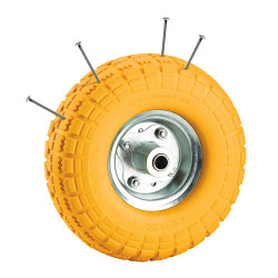 Clarke PF265 Yellow Tyred Wheel