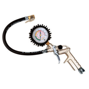 Clarke Twin Connector Airline Tyre Inflator With Pressure Gauge 