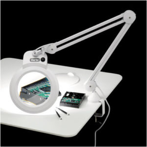 Clarke SAM170 Desk Mounted Magnifying LED Lamp