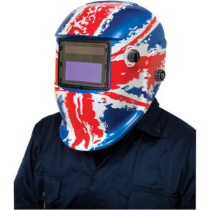Clarke GWH7 Arc Activated Grinding/Welding Headshield Union Flag Design