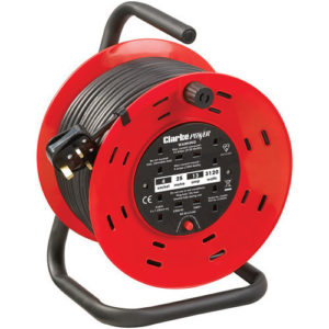 Clarke CCR25 4 Socket 25m Cable Reel With Thermal Cut Out (230V)