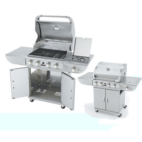 Clarke SSBBQ4 - Stainless Steel Barbecue With 4 Burners & Side Burner