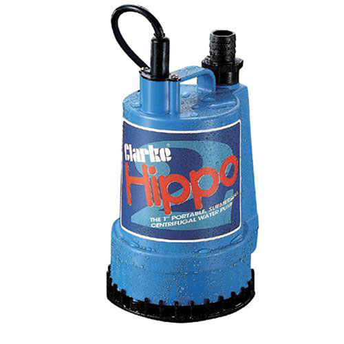 Clarke 1" Submersible Water Pump - Hippo 2