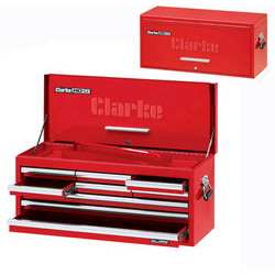 Clarke CBB309DF 36 9 Drawer Tool Chest With Front Cover - Red