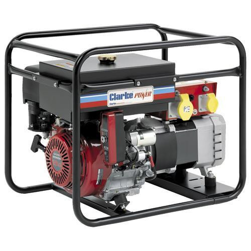 Clarke CP6550NESLR 6.5kVA Long Run Electric Start Frame Mounted Generator Clarke Tools
