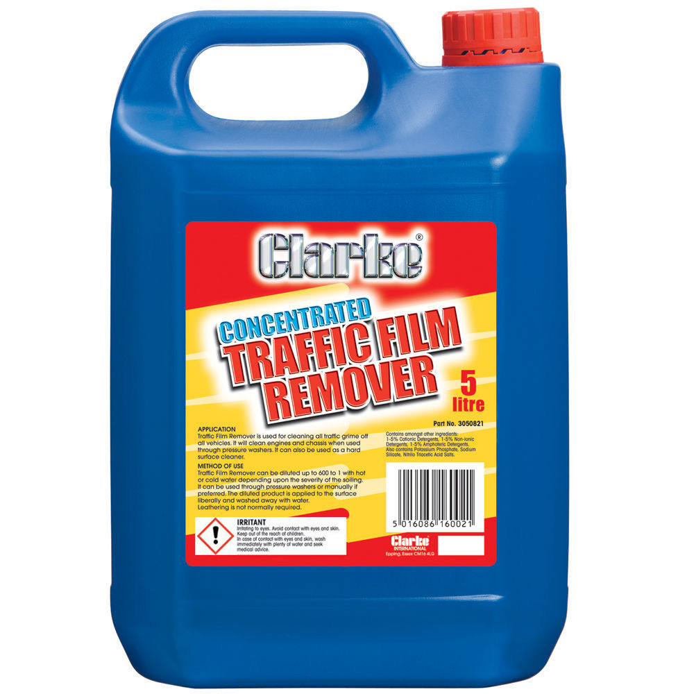 Traffic Film Remover 5 Litre Concentrate Clarke Tools