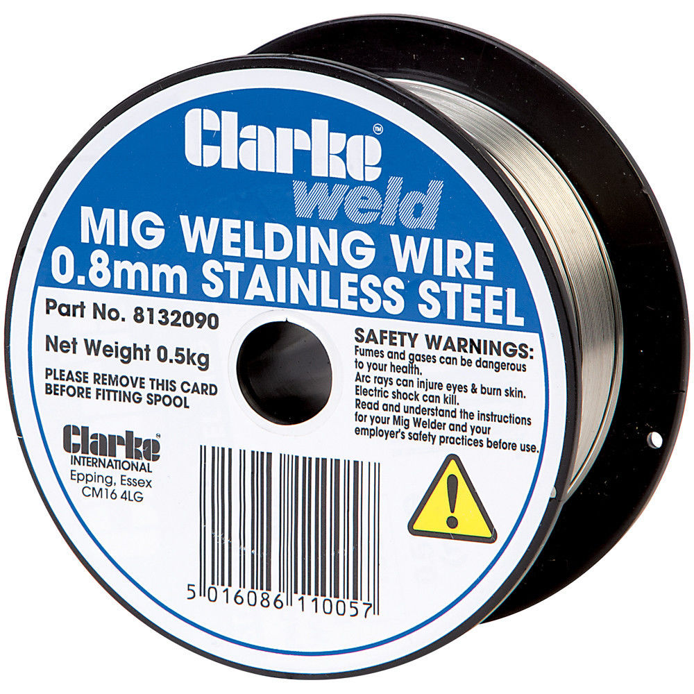 Clarke Stainless Steel 0.8mm (mini spool) Welding Wire Clarke Tools