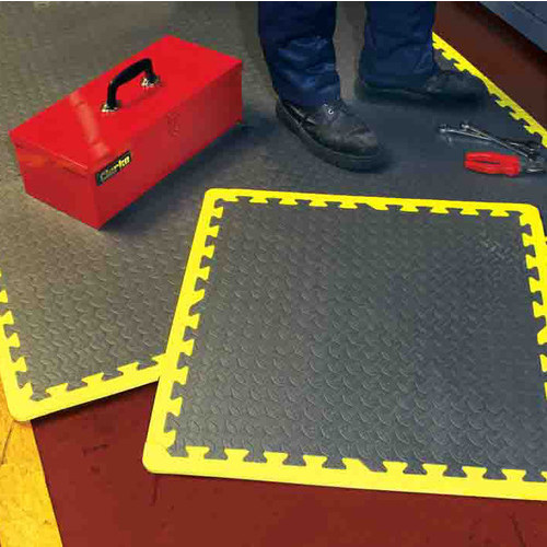 Anti Fatigue Foam Floor Tiles - Pk6