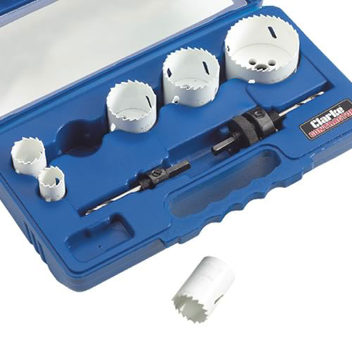 Clarke CHT576 6pce Plumbers Hole Saw Set Clarke Tools