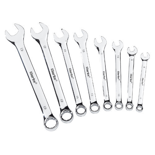 CHT608 8pc Polished Combination Spanner Set - Metric