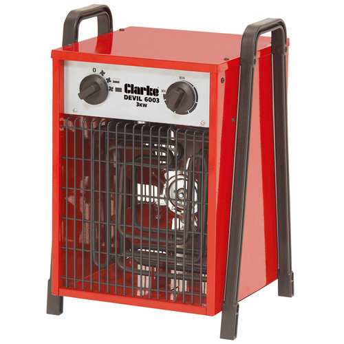 Clarke Devil 6003 Industrial 3KW Electric Fan Heater (1Ph) Clarke Tools