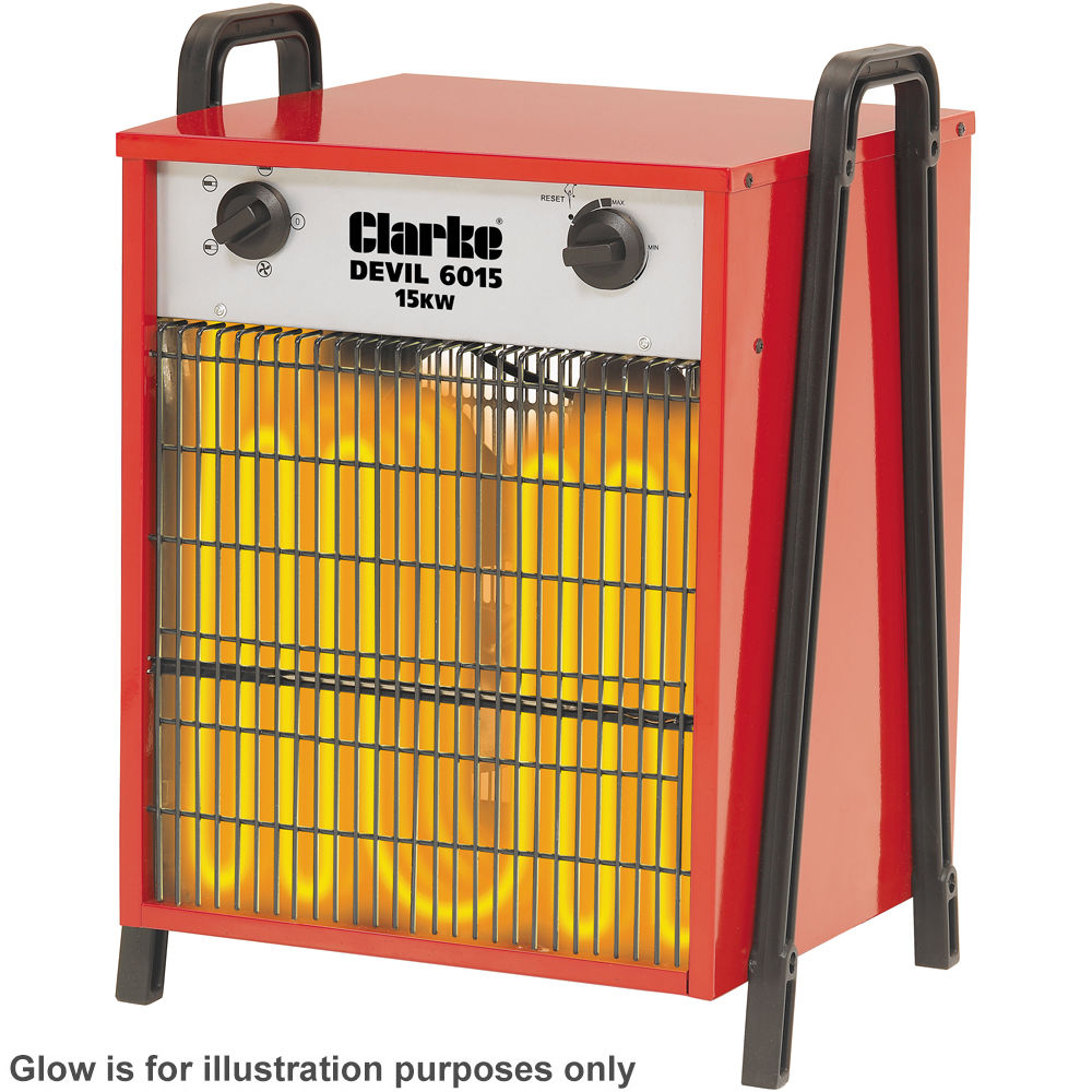 Clarke Devil 6015 Industrial 15KW Electric Fan Heater (3Ph) Clarke Tools