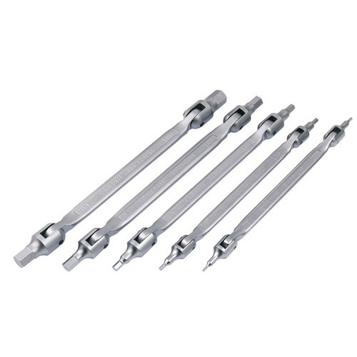 PRO186 5-Piece Double Ended Flexi Hex Head Wrench Set