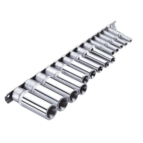 Clarke PRO192 1/2" Torx Female Deep Socket Set 14 Piece Clarke Tools