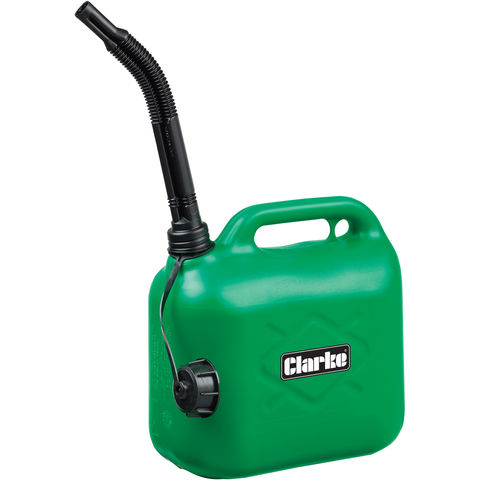 Clarke GP5L 5 Litre Green Plastic Fuel Can